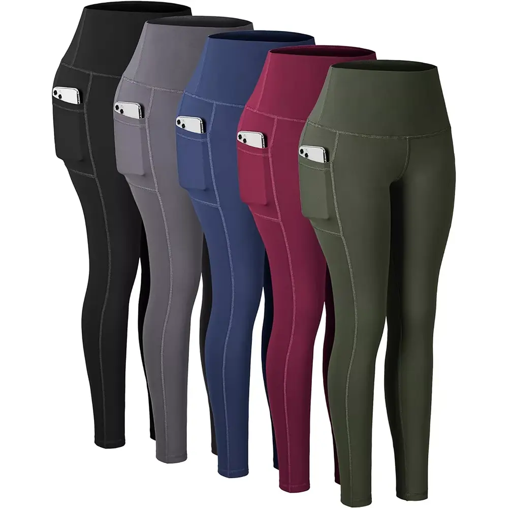 Leggings ແອວສູງທີ່ມີກະເປົ໋າ