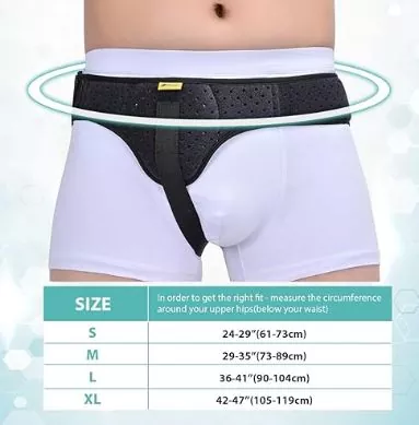 Inguinal Hernia Belt ສະຫນັບສະຫນູນສາຍແຂນ
