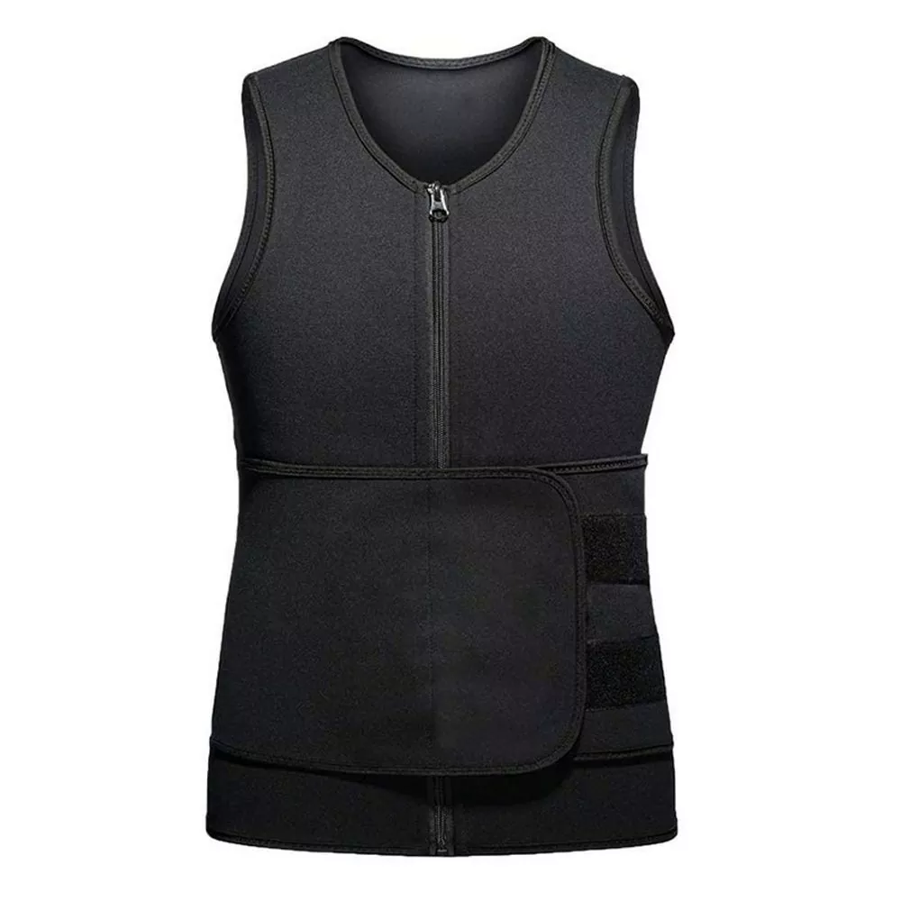 ກິລາຜູ້ຊາຍ Body Shaper Slim Fit Sleeveless Sauna suit