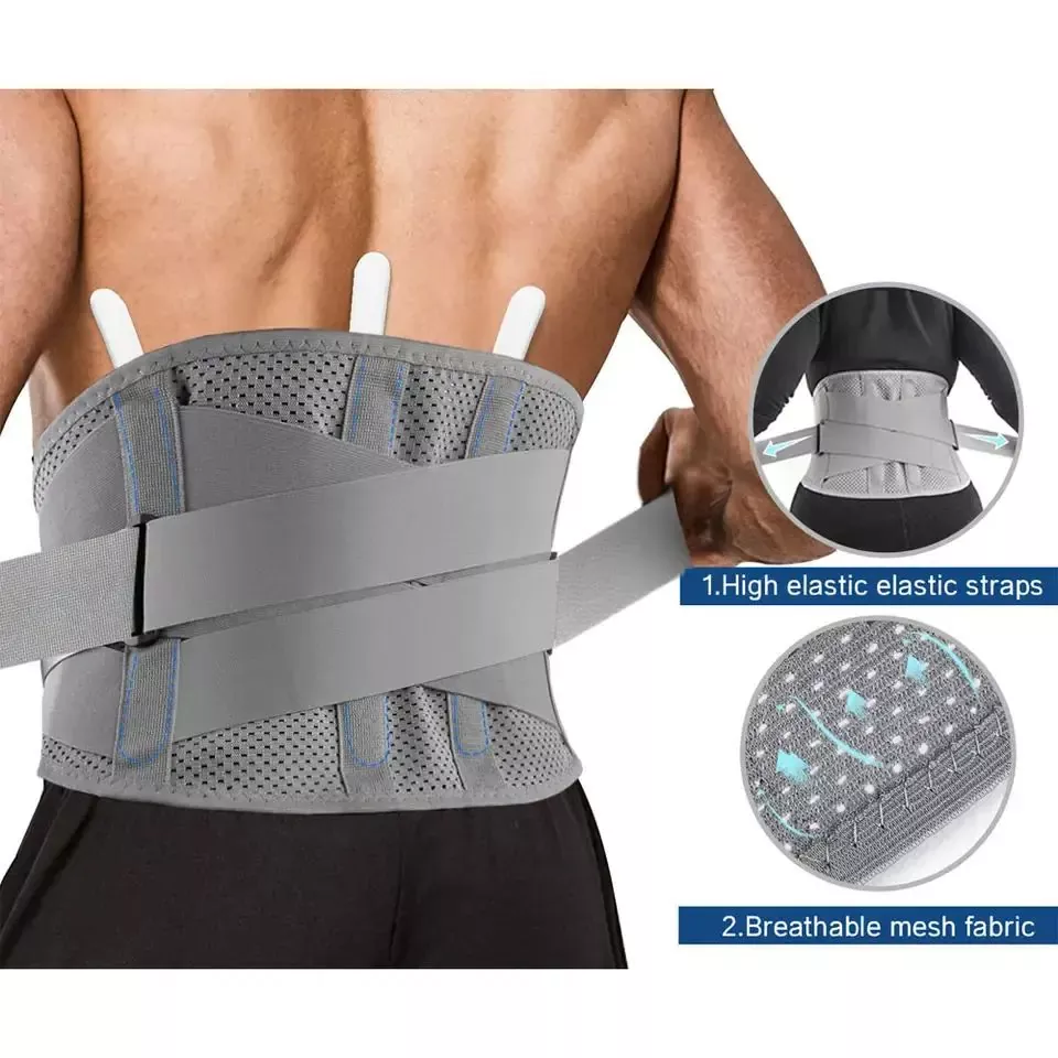 ສາຍແອວ Neoprene Waist Support Belt ທີ່ຖອດອອກໄດ້